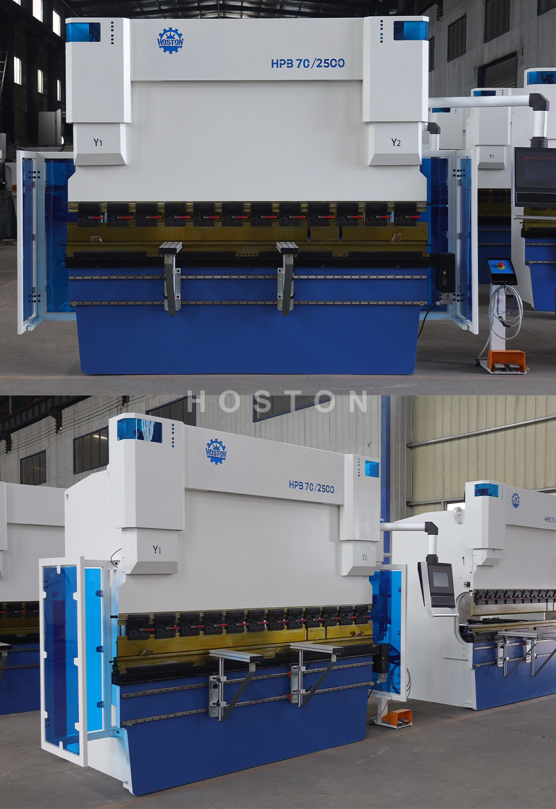 A large number of CNC press brake machines are successfully finished