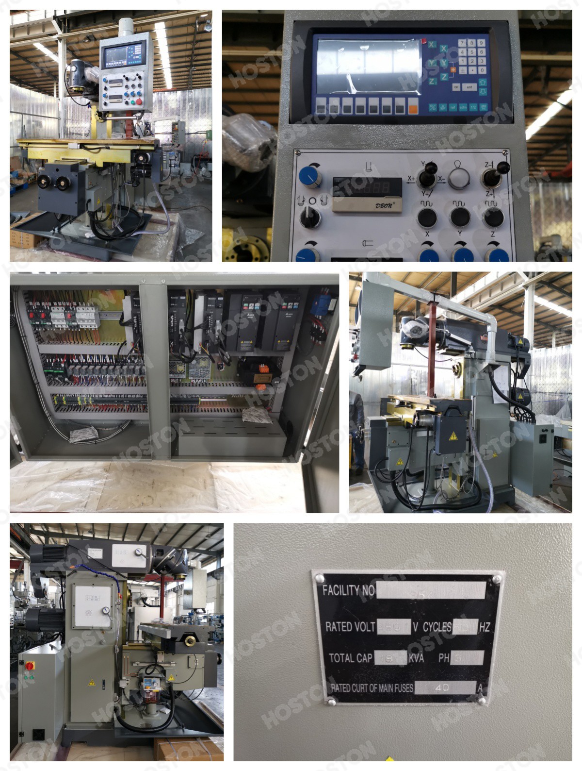 Hoston XL6436CL Digital Readout Ram Universal Milling Machine